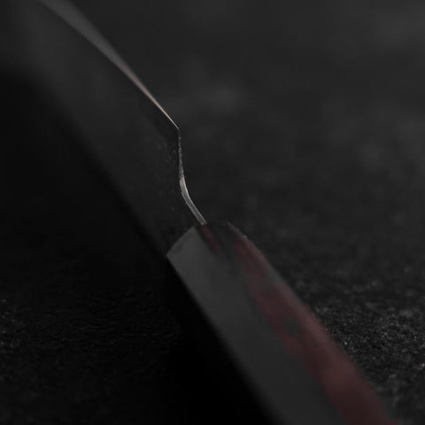 Kiritsuke Petty SLD Black Damascus Ebony Handle 110mm