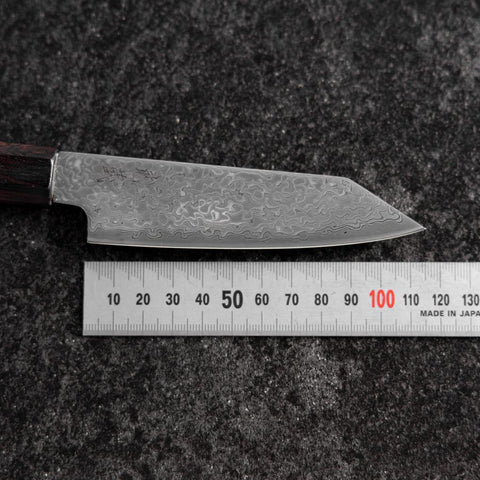 Kiritsuke Petty SLD Black Damascus Ebony Handle 110mm