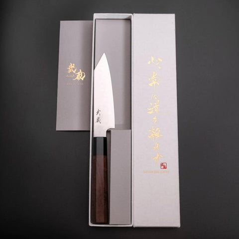 Kiritsuke Petty SLD Mirror Buffalo Walnut Handle 125mm