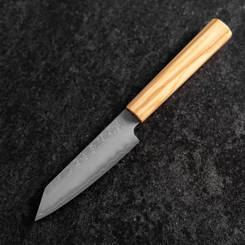 Kiritsuke Petty Silver Steel #3 Nashiji Olive Handle 125mm
