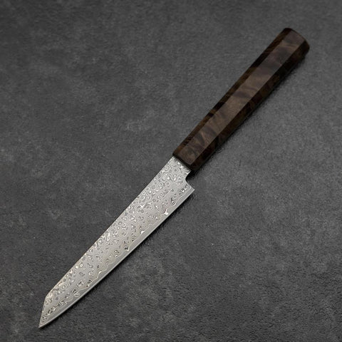 Kiritsuke Petty VG-10 Damascus Brown Birch Handle 135mm
