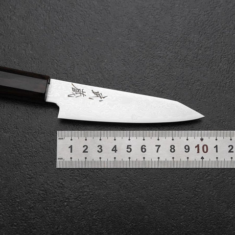 Kiritsuke Petty VG-10 Damascus Ebony Handle 100mm