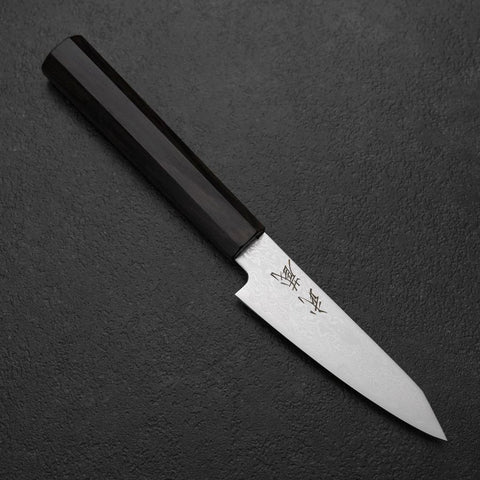 Kiritsuke Petty VG-10 Damascus Ebony Handle 100mm