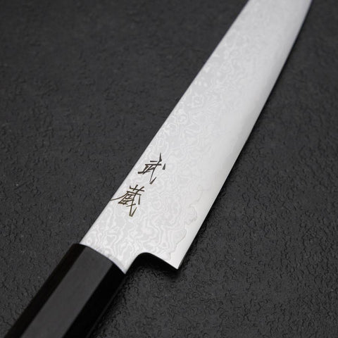 Kiritsuke Petty VG-10 Damascus Ebony Handle 145mm
