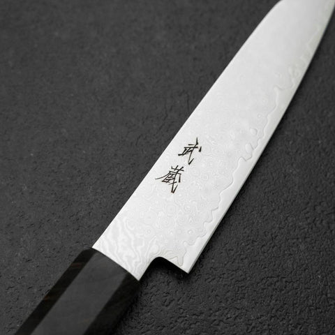Kiritsuke Petty VG-10 Damascus Gray Birch Handle 120mm