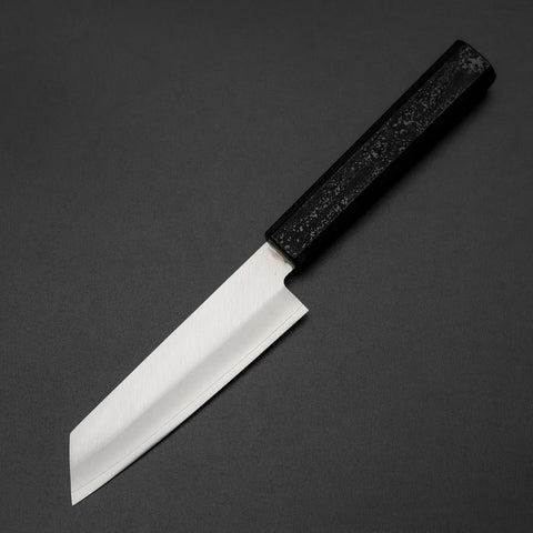 Kiritsuke Petty VG-10 Polished Black Ishime Urushi Handle 125mm