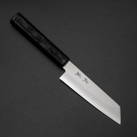 Kiritsuke Petty VG-10 Polished Black Ishime Urushi Handle 125mm