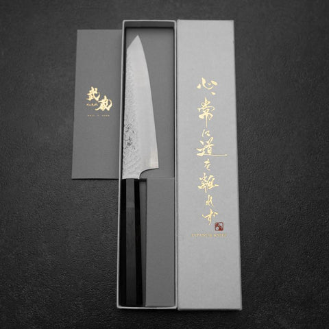 Kiritsuke Petty VG-10 Tsuchime Buffalo Ebony Handle 150mm