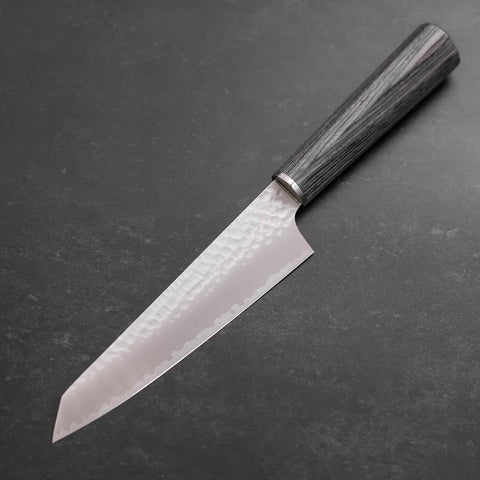 Kiritsuke Petty VG-10 Tsuchime Oval Charcoal Handle 150mm
