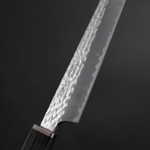Kiritsuke Petty VG-10 Tsuchime Oval Charcoal Handle 150mm