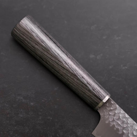 Kiritsuke Petty VG-10 Tsuchime Oval Charcoal Handle 150mm