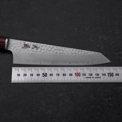 Kiritsuke Petty VG-10 Tsuchime Oval Mahogany Handle 150mm