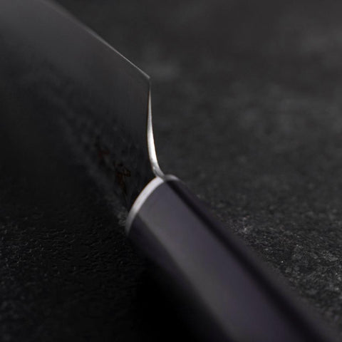 Kiritsuke Petty VG-10 Tsuchime Oval Purple Handle 150mm