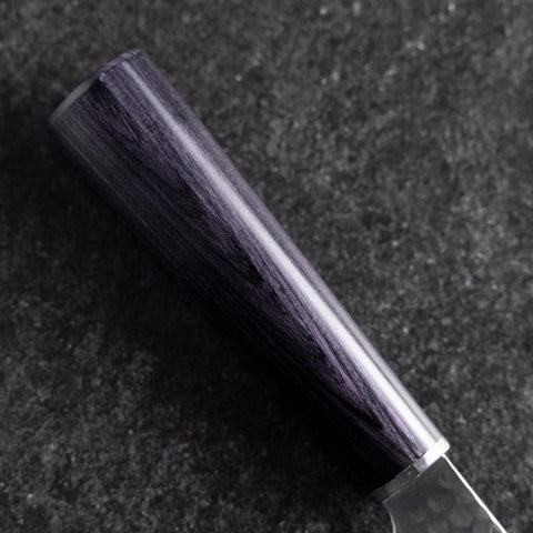 Kiritsuke Petty VG-10 Tsuchime Oval Purple Handle 150mm