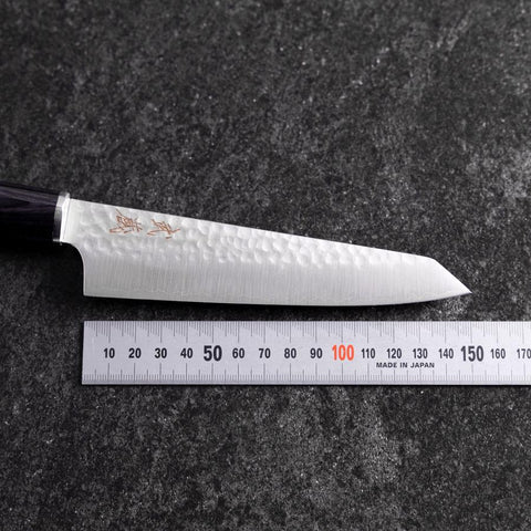 Kiritsuke Petty VG-10 Tsuchime Oval Purple Handle 150mm