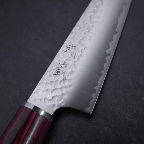 Kiritsuke Petty VG-10 Tsuchime Oval Red Handle 150mm