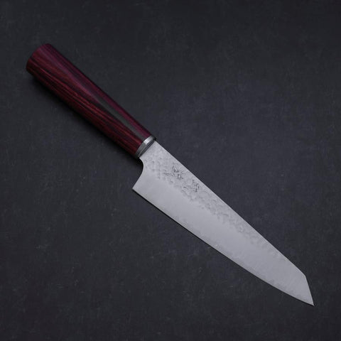 Kiritsuke Petty VG-10 Tsuchime Oval Red Handle 150mm