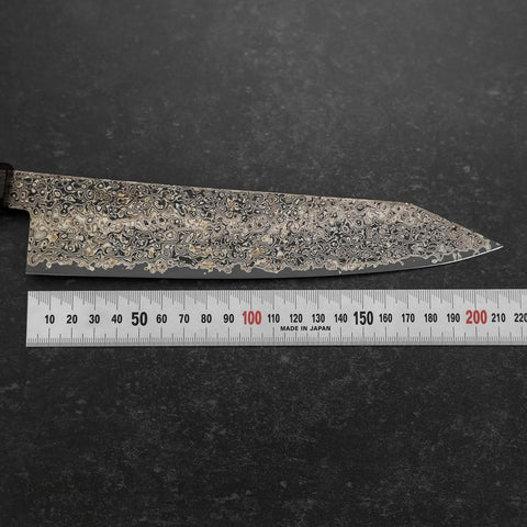 Kiritsuke SG-2 Black Nickel Damascus Ebony Handle 210mm