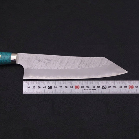 Kiritsuke SG-2 Tsuchime Turquoise Green Handle 200mm