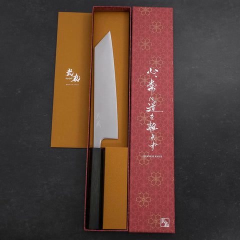 Kiritsuke SLD Polished Green Urushi Handle 210mm