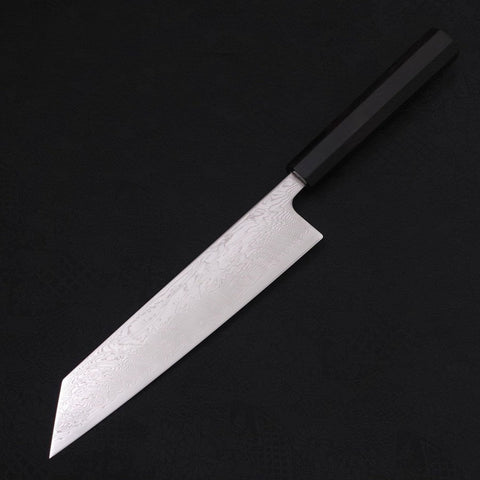 Kiritsuke SLD Wave Nickel Damascus Buffalo Ebony Handle 210mm