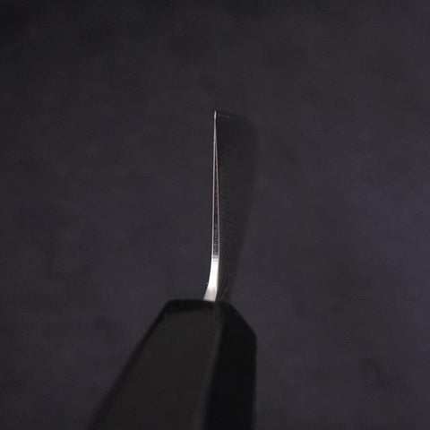 Kiritsuke SLD Wave Nickel Damascus Buffalo Ebony Handle 210mm