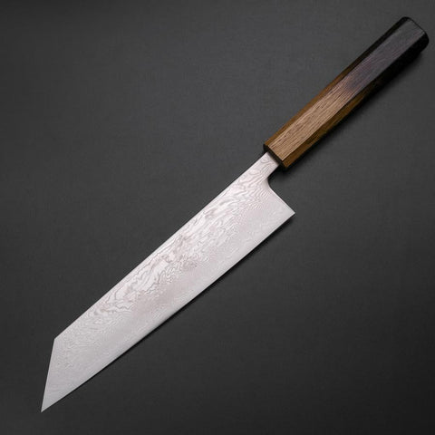 Kiritsuke SLD Wave Nickel Damascus Yaki Urushi Handle 210mm