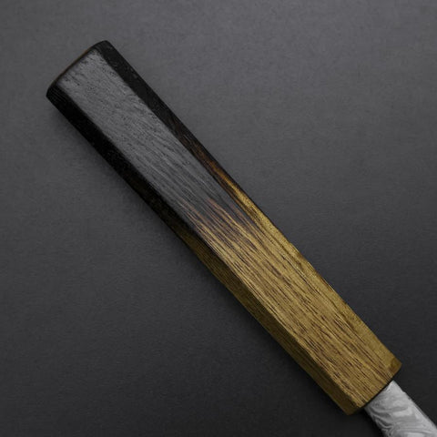 Kiritsuke SLD Wave Nickel Damascus Yaki Urushi Handle 210mm