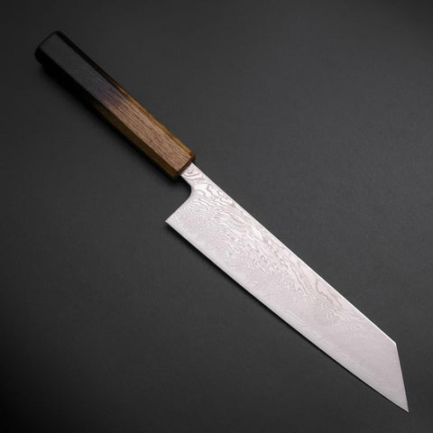 Kiritsuke SLD Wave Nickel Damascus Yaki Urushi Handle 210mm