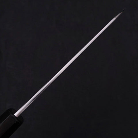 Kiritsuke Santoku Blue Steel #1 Suminagashi Buffalo Ebony Handle 170mm