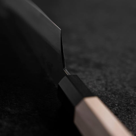 Kiritsuke Silver Steel #3 Kasumi Buffalo Magnolia Handle 200mm