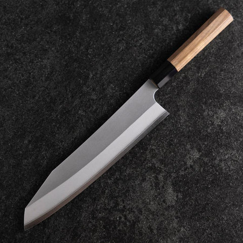 Kiritsuke Silver Steel #3 Kasumi Buffalo Walnut Handle 240mm