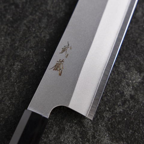Kiritsuke Silver Steel #3 Kasumi Buffalo Walnut Handle 240mm