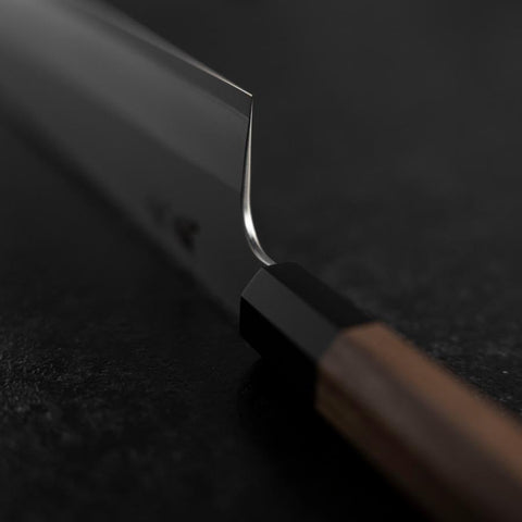 Kiritsuke Silver Steel #3 Kasumi Buffalo Walnut Handle 240mm