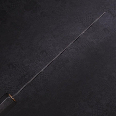 Kiritsuke Stainless Clad Blue Super Kurouchi Tsuchime Buffalo Magnolia Handle 240mm