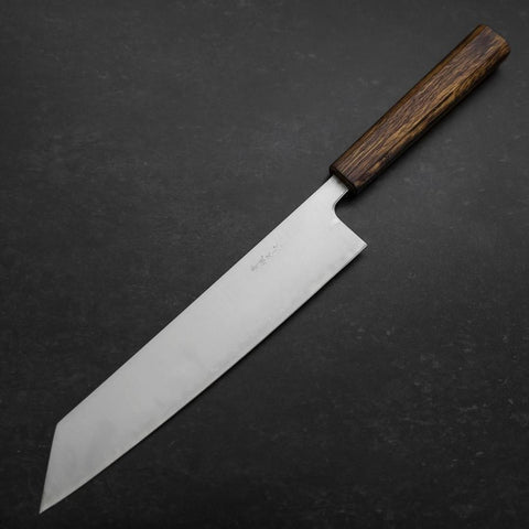 Kiritsuke Stainless Clad Blue Super Polished Sumi Urushi Handle 240mm