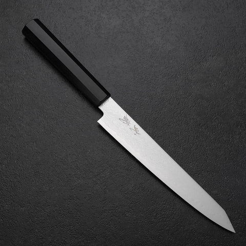 Kiritsuke Sujihiki VG-10 Damascus Ebony Handle 175mm