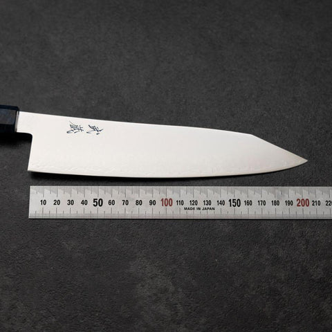 Kiritsuke VG-10 Damascus Blue Birch Handle 210mm
