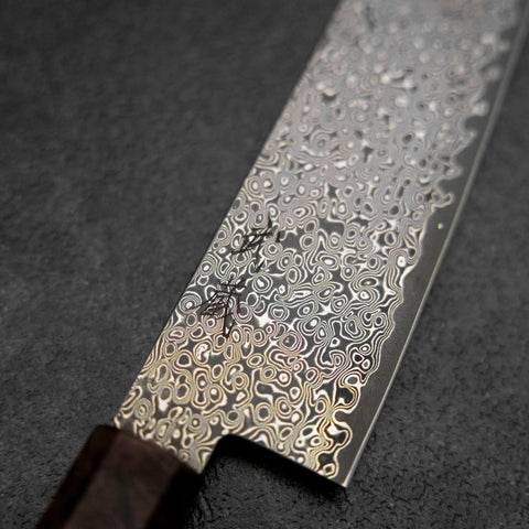 Kiritsuke VG-10 Damascus Brown Birch Handle 210mm