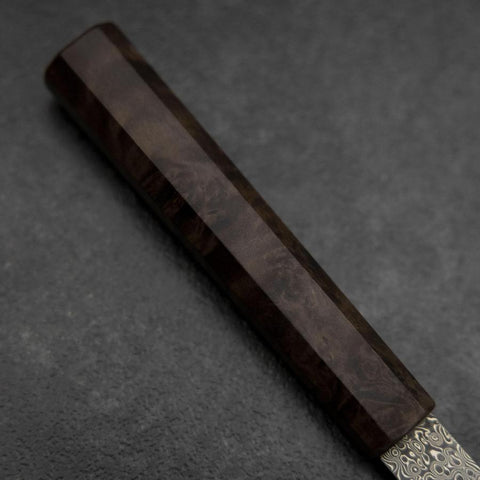 Kiritsuke VG-10 Damascus Brown Birch Handle 210mm
