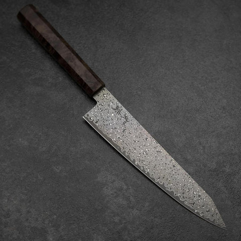 Kiritsuke VG-10 Damascus Brown Birch Handle 210mm