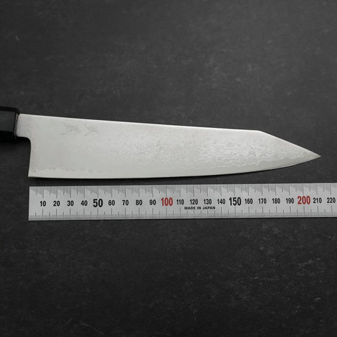 Kiritsuke VG-10 Damascus Dark Blue Urushi Handle 210mm