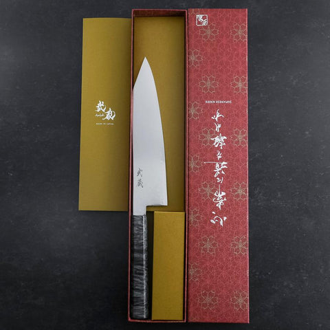 Kiritsuke VG-10 Damascus Gray Birch Handle 210mm