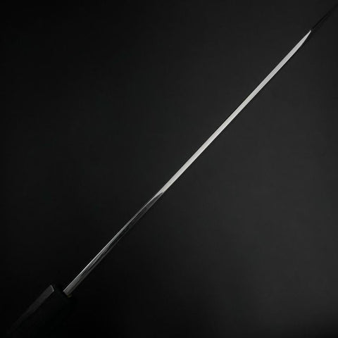 Kiritsuke White Steel #2 Kasumi Dark Blue Urushi Handle 230mm