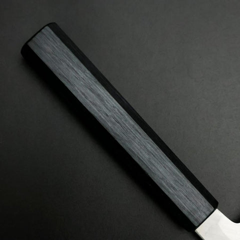 Kiritsuke White Steel #2 Kasumi Dark Blue Urushi Handle 230mm