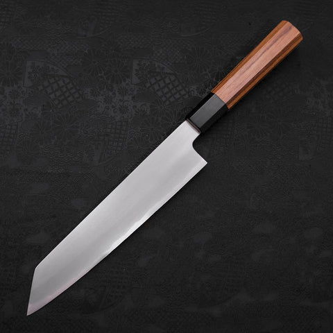 Kiritsuke White Steel #2 Kasumi Buffalo Teak Handle 210mm