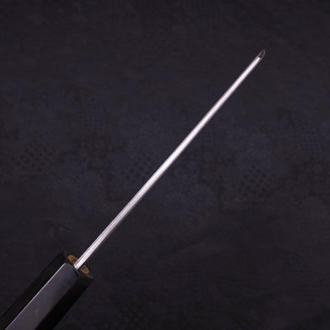 Kiritsuke White Steel #2 Kurouchi Buffalo Magnolia Handle 135mm