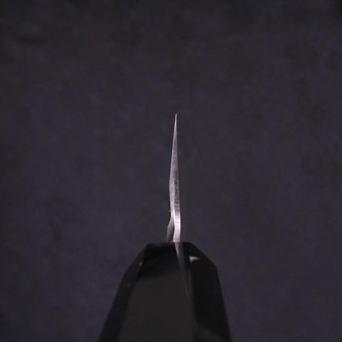 Kiritsuke White Steel #2 Mirror Finish Honyaki Buffalo Ebony Handle 240mm