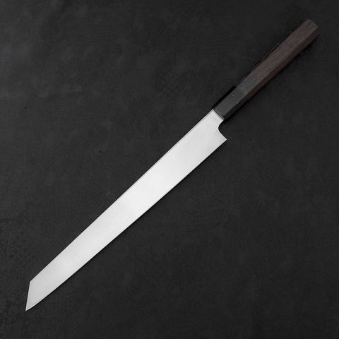 Kiritsuke Yanagiba Blue Steel #2 Kurouchi Buffalo Wenge Handle 270mm