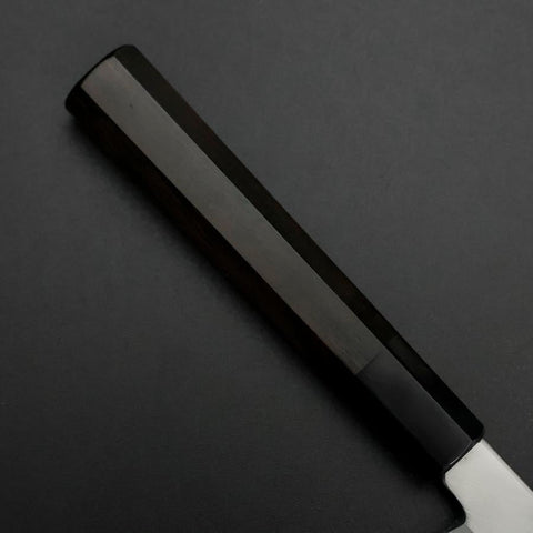 Kiritsuke Yanagiba Silver Steel #3 Kasumi Buffalo Ebony Handle 270mm
